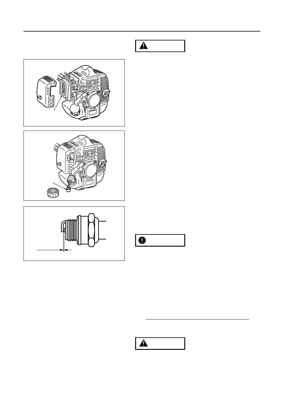 Maintenance, Warning important warning | RedMax BCZ2500S User Manual | Page 22 / 42