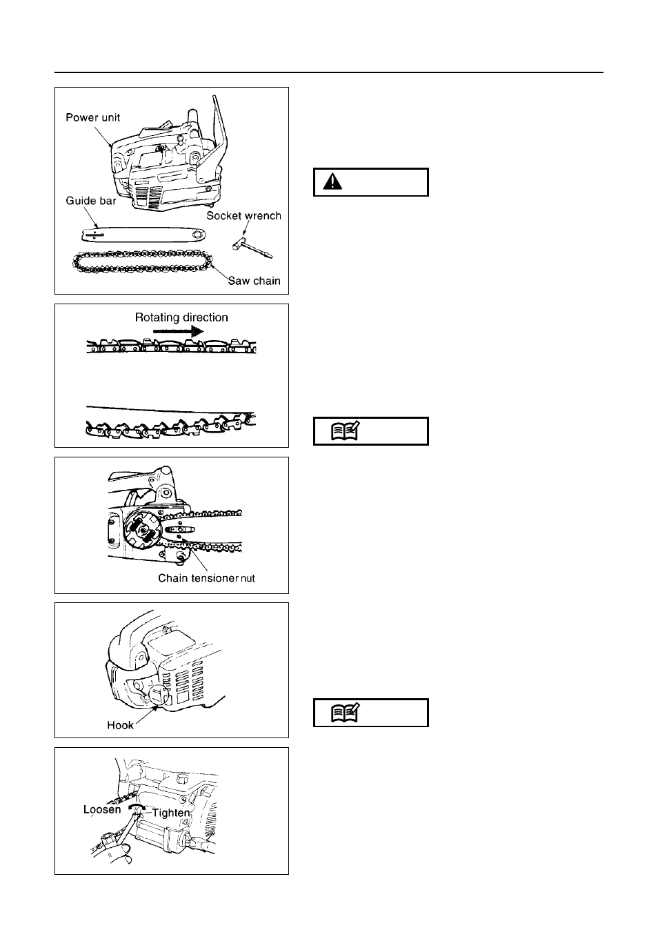 Installing guide bar and saw chain | RedMax G310TS User Manual | Page 8 / 28