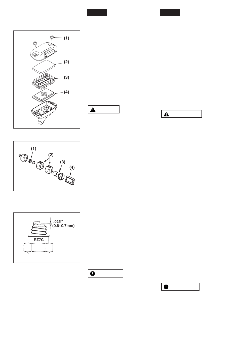 Maintenance, Mantenimiento | RedMax BACKPACK EBZ8000RH User Manual | Page 22 / 36