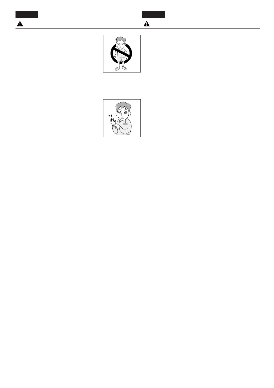 Safety precautions precauciones de seguridad | RedMax BACKPACK EBZ8000RH User Manual | Page 7 / 36