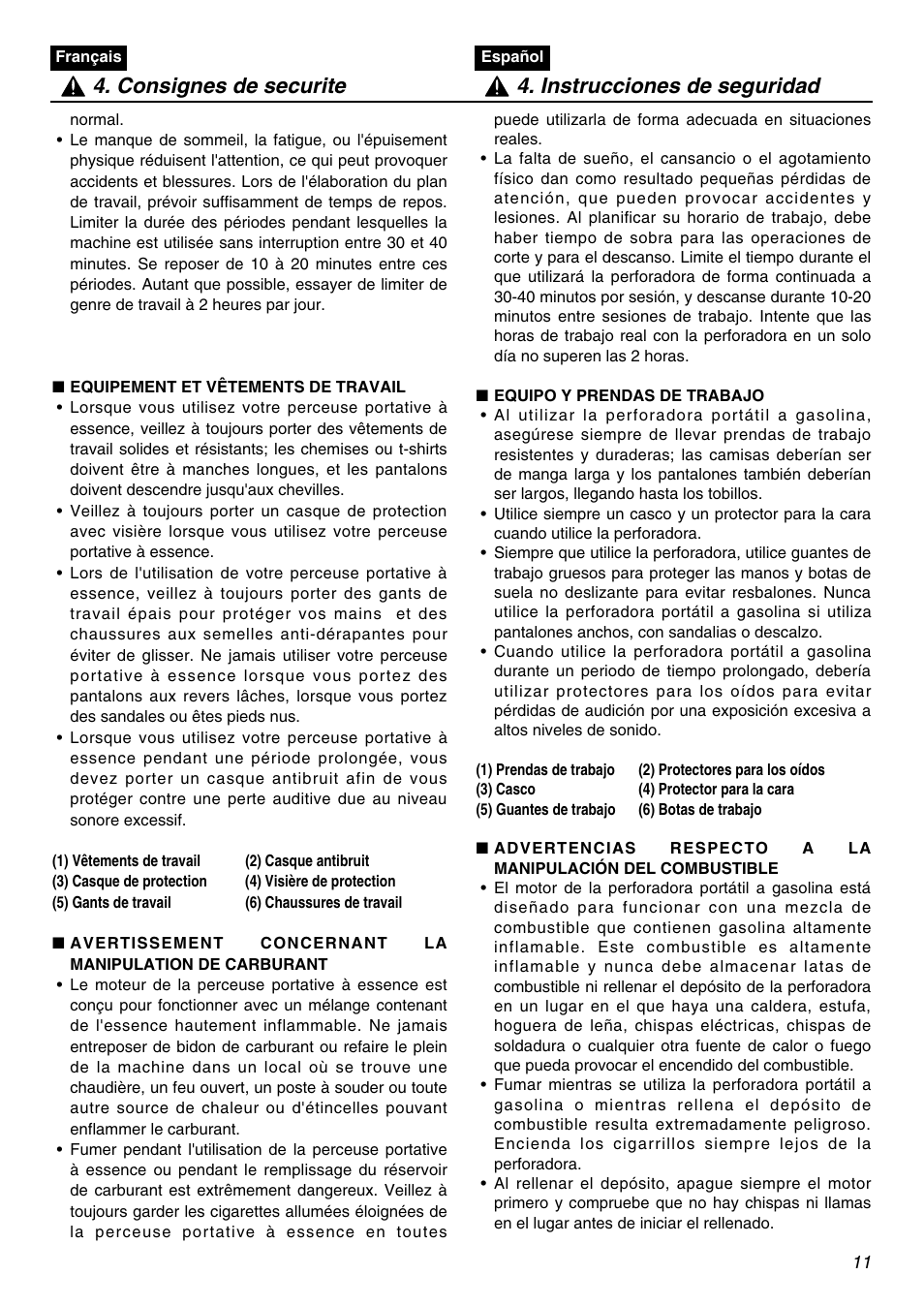 RedMax EDG2300R User Manual | Page 11 / 48