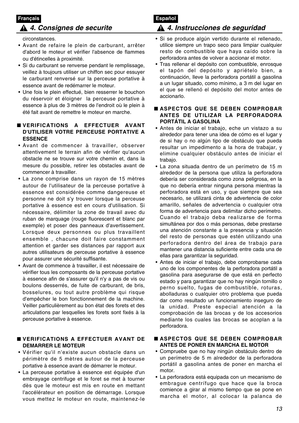 RedMax EDG2300R User Manual | Page 13 / 48