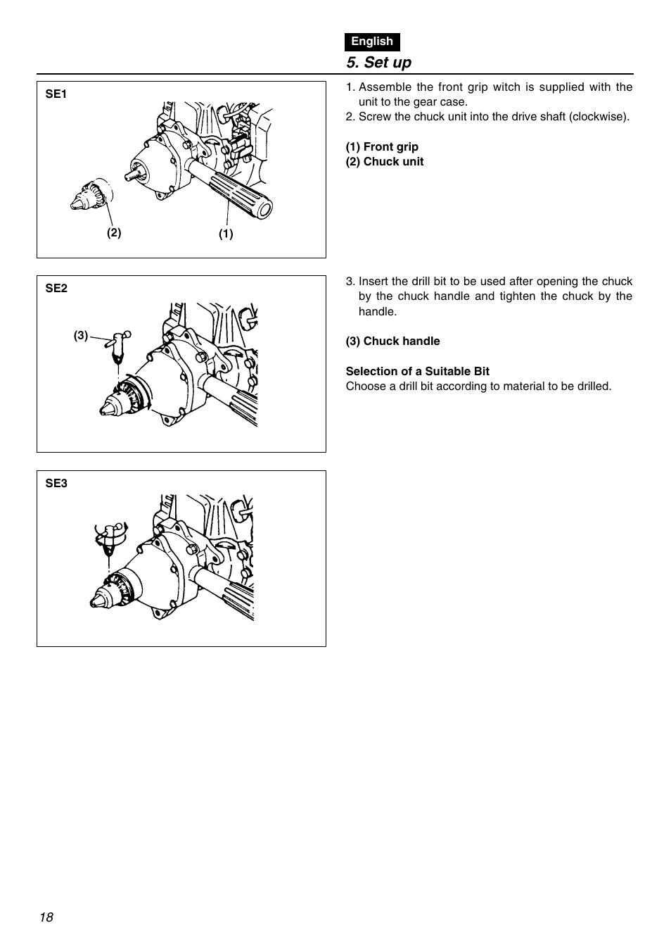 Set up | RedMax EDG2300R User Manual | Page 18 / 48