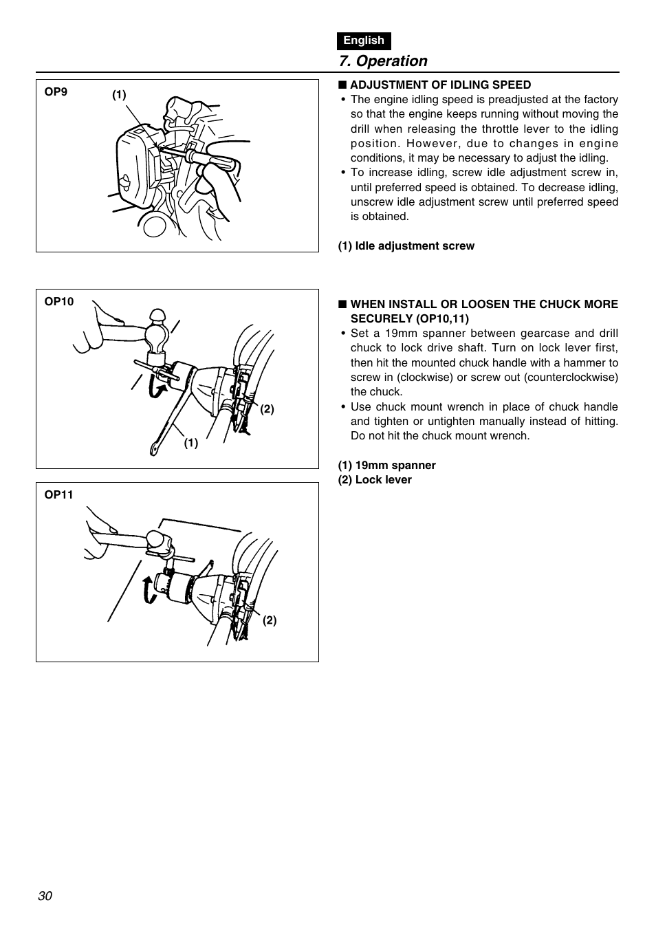 Operation | RedMax EDG2300R User Manual | Page 30 / 48