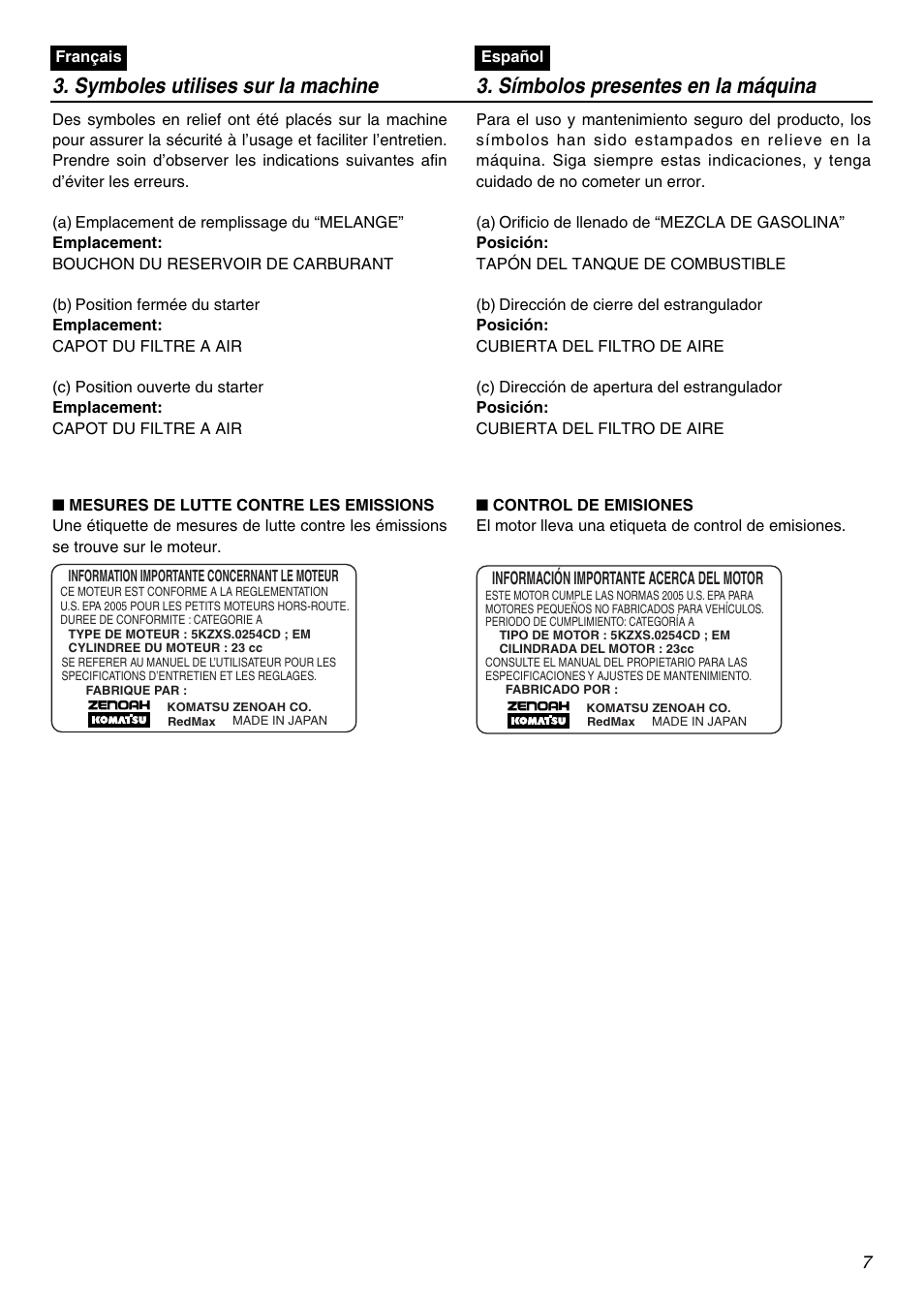 RedMax EDG2300R User Manual | Page 7 / 48