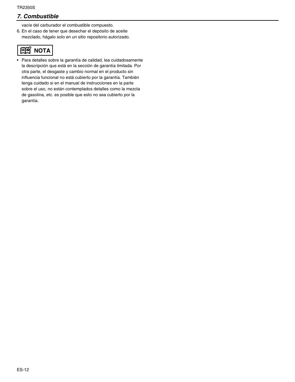 RedMax TR2350S User Manual | Page 58 / 72
