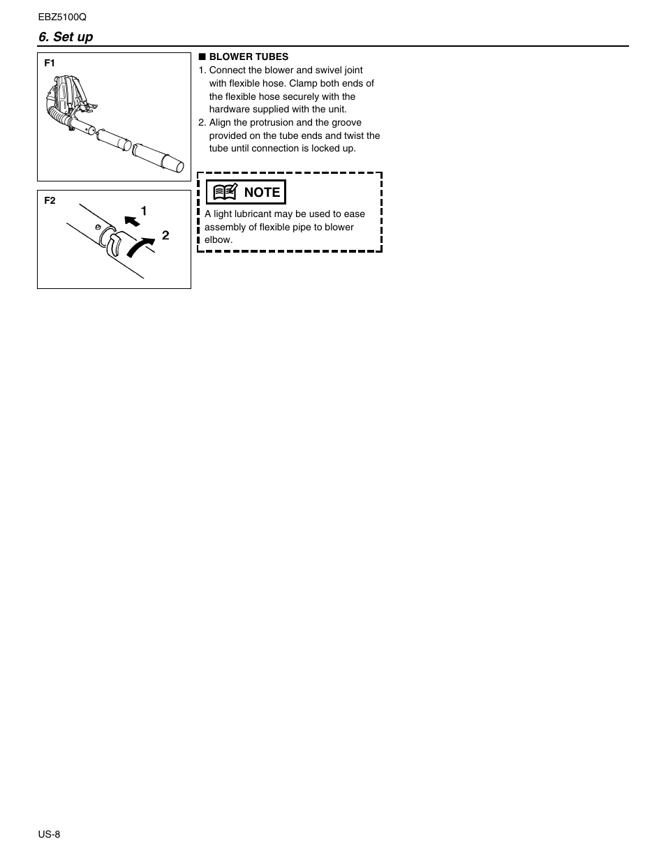 RedMax US-1 EBZ5100Q User Manual | Page 8 / 18