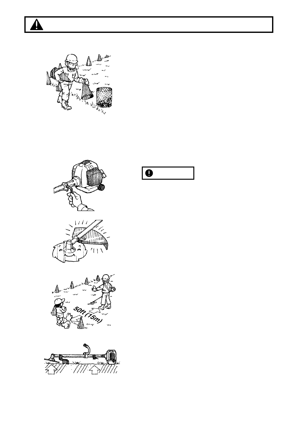 For safe operation | RedMax BCZ2500SU User Manual | Page 9 / 42