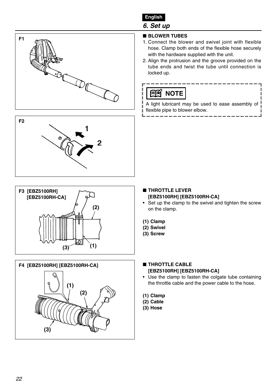 Set up | RedMax EBZ5100RH-CA User Manual | Page 22 / 60