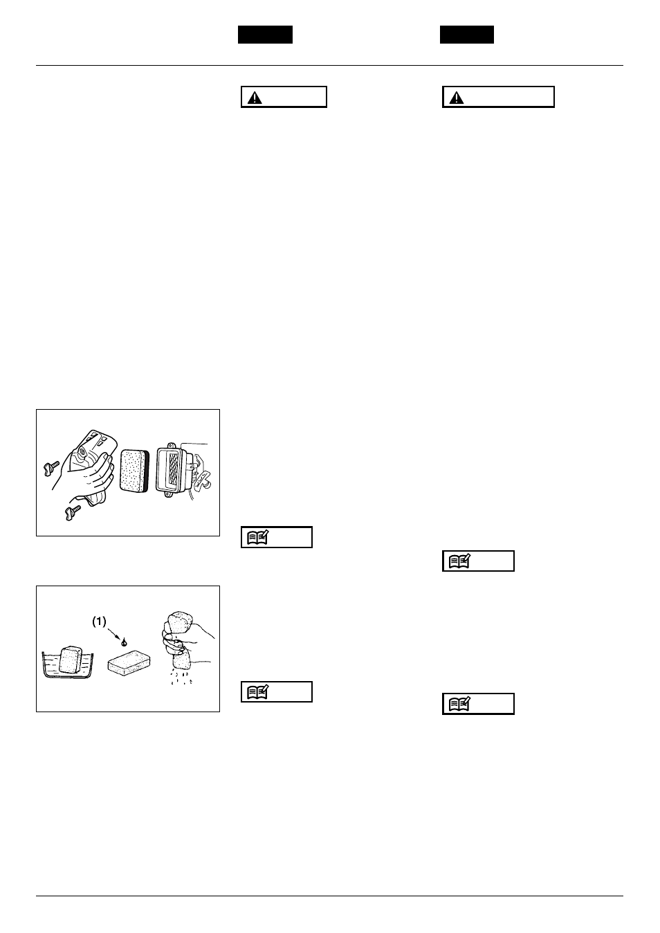 Maintenance, Mantenimiento | RedMax EBZ4800 User Manual | Page 17 / 32