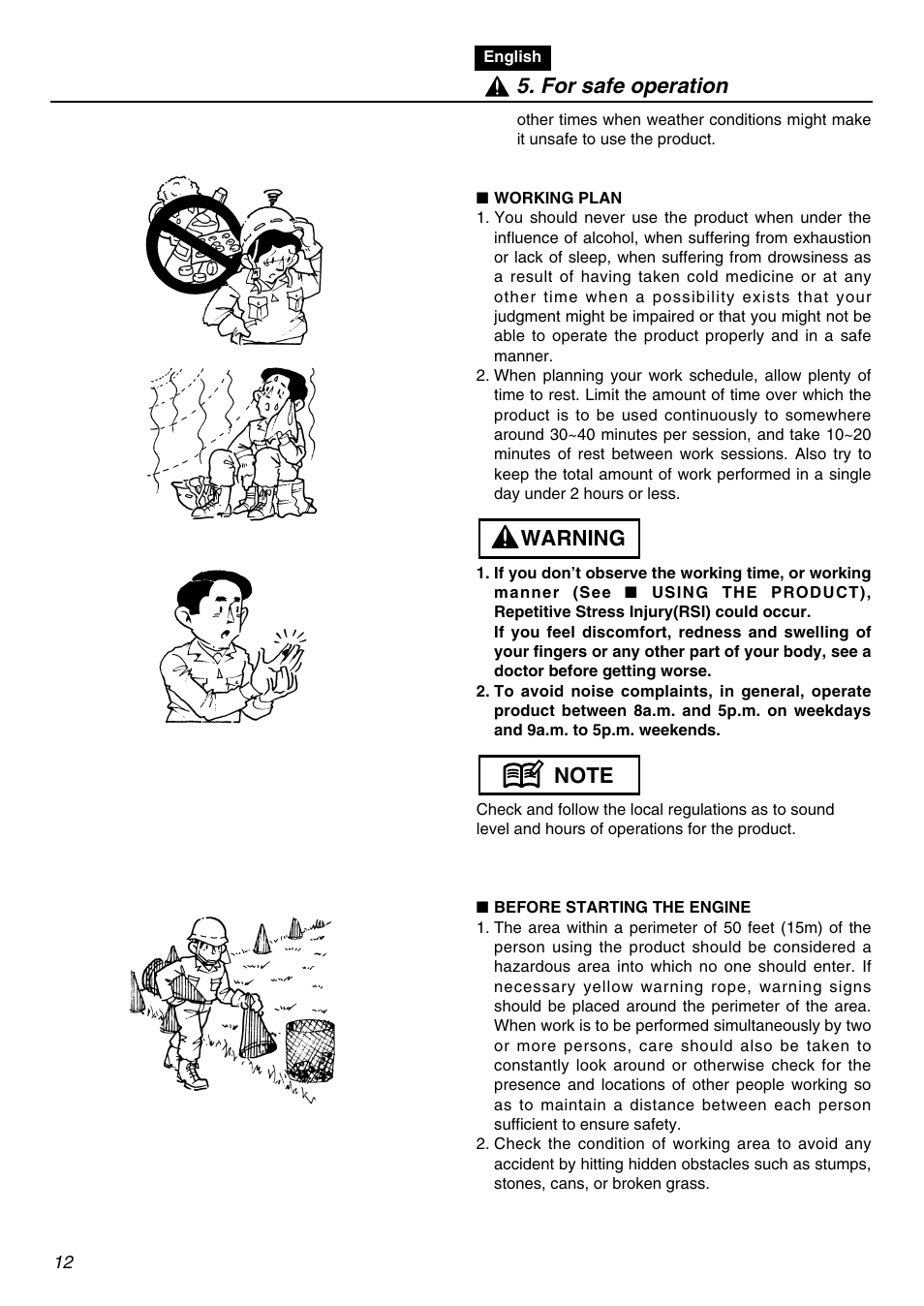 RedMax SGCZ2401S-CA User Manual | Page 12 / 60