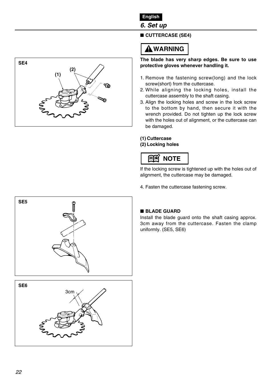 Set up | RedMax SGCZ2401S-CA User Manual | Page 22 / 60