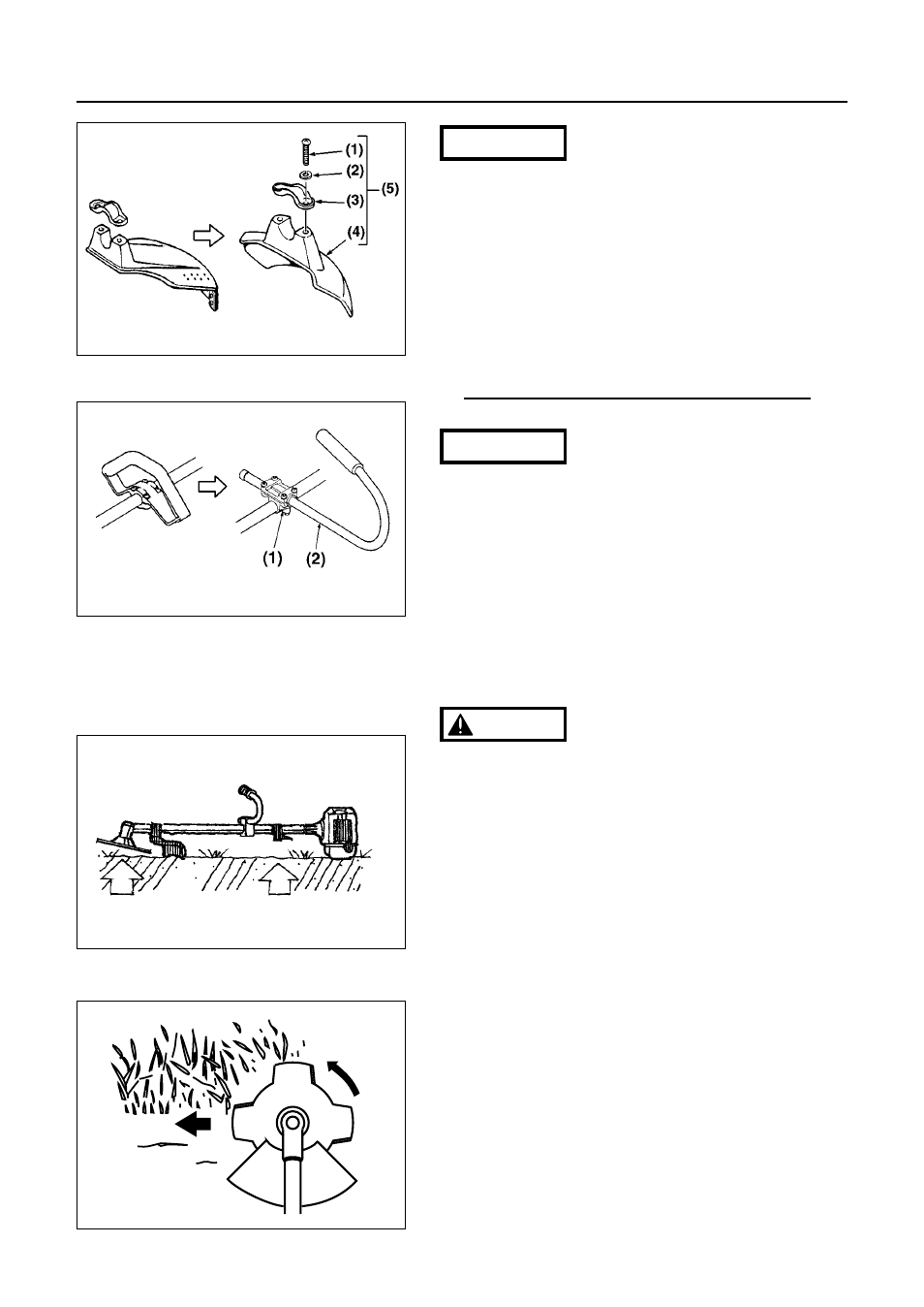 Optional blade usage | RedMax BC3400DL User Manual | Page 16 / 44