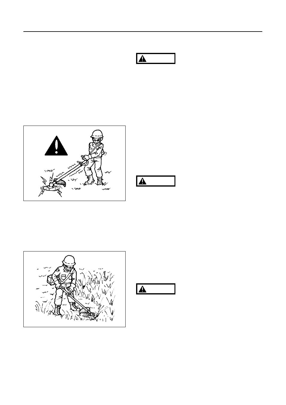 Optional blade usage | RedMax BC3400DL User Manual | Page 17 / 44