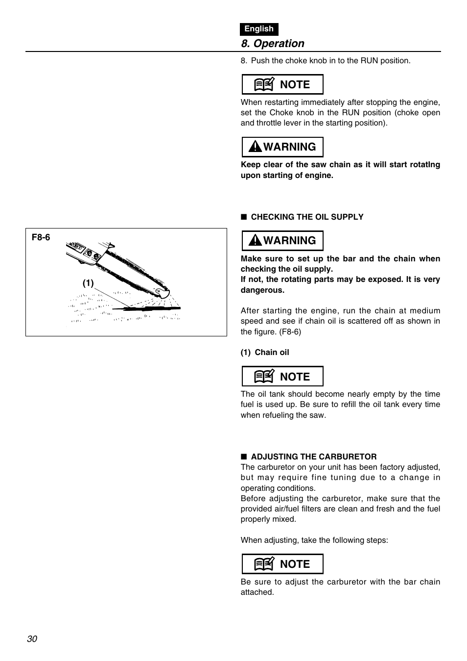 Operation | RedMax GZ400 User Manual | Page 30 / 72