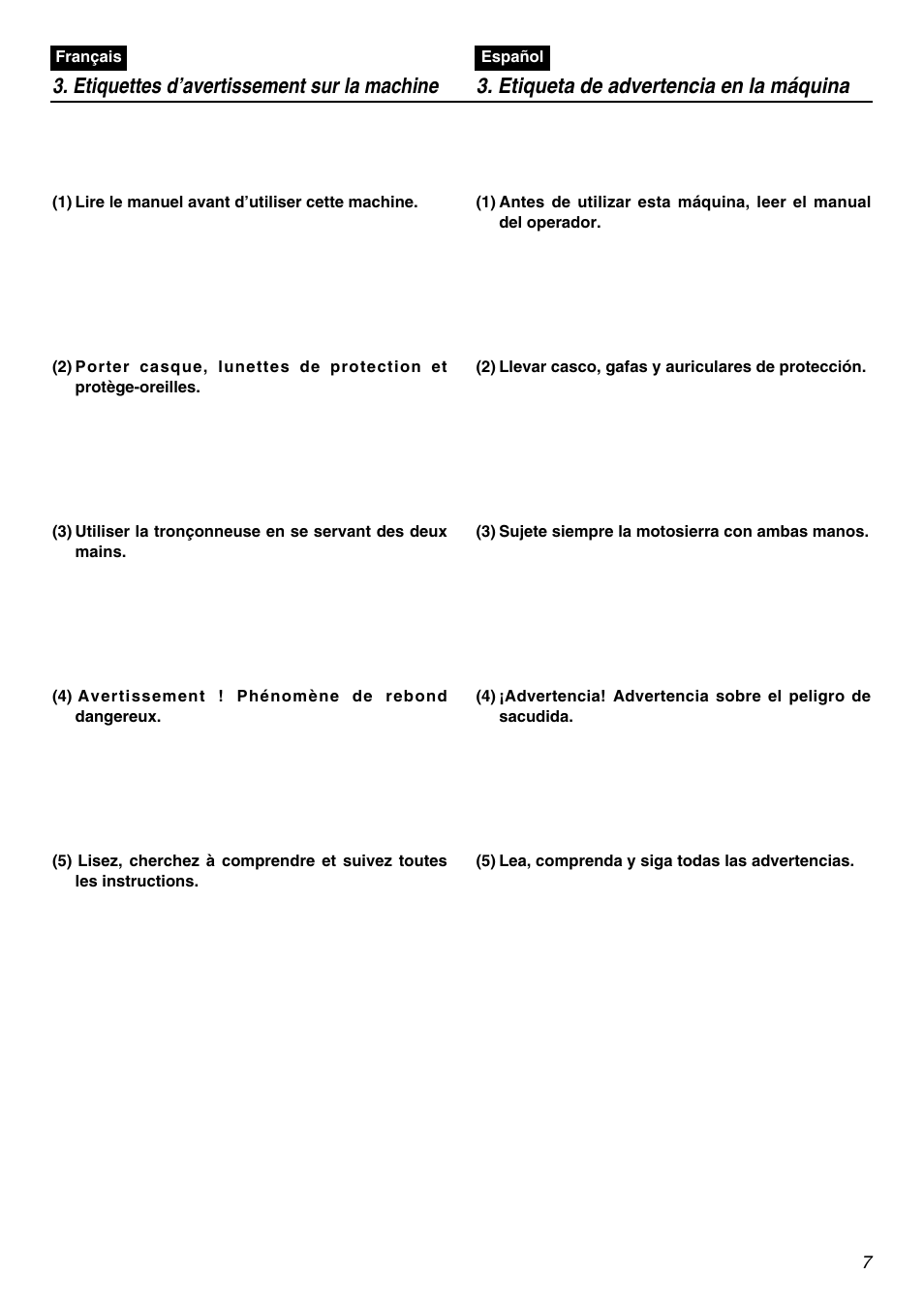RedMax GZ400 User Manual | Page 7 / 72