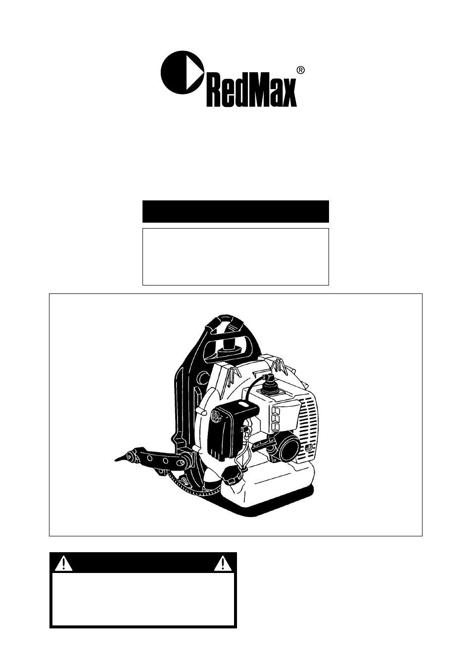 RedMax EB6200 User Manual | 22 pages