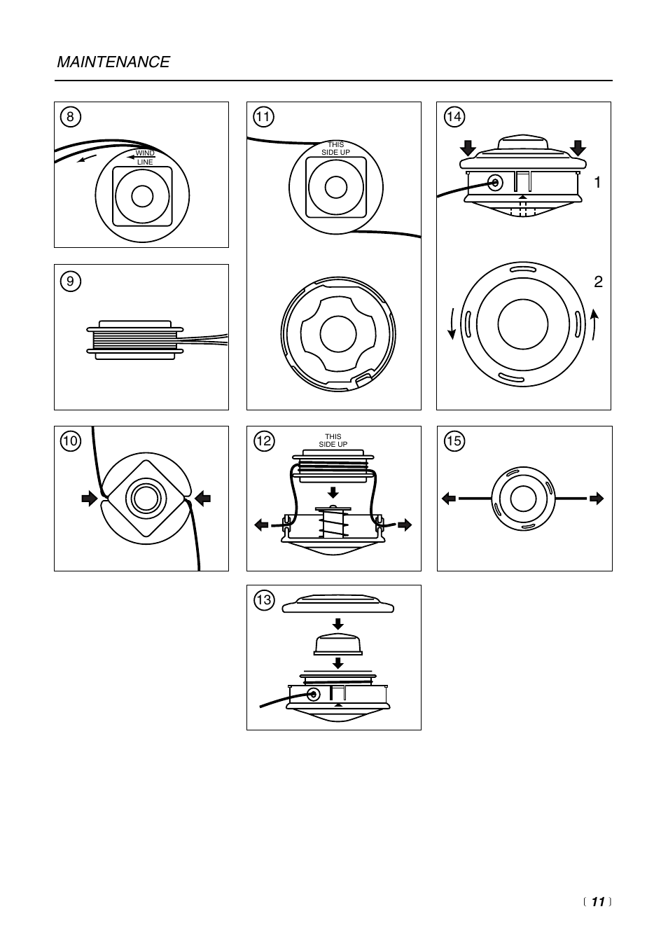 Maintenance | RedMax BT2200LDC User Manual | Page 13 / 24