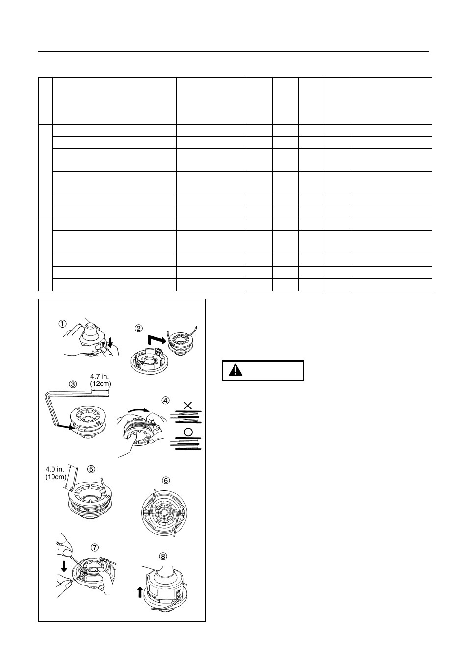 Maintenance, Warning | RedMax BRUSHCUTTERS BCZ2400S User Manual | Page 19 / 36