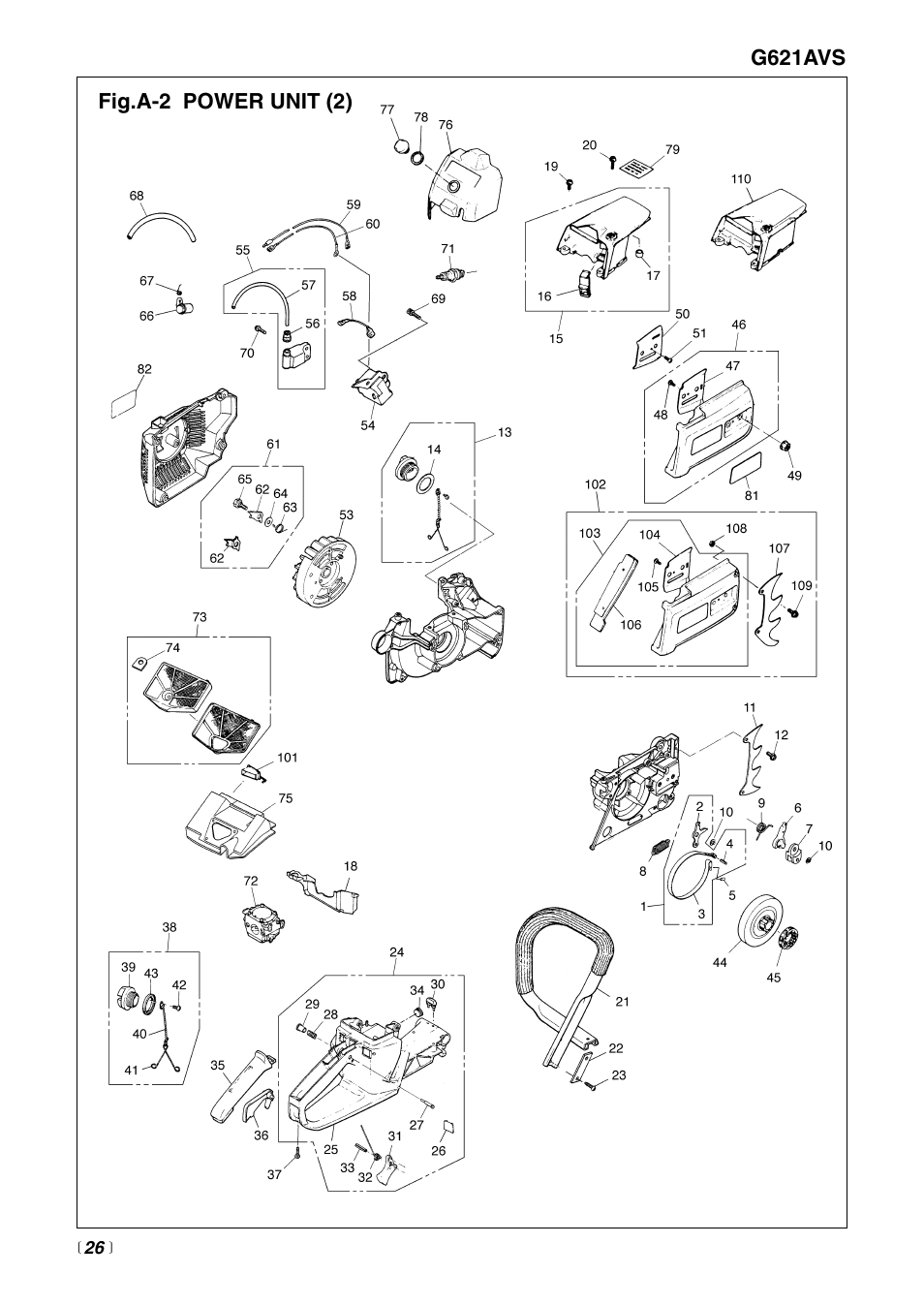 RedMax G621AVS User Manual | Page 26 / 32