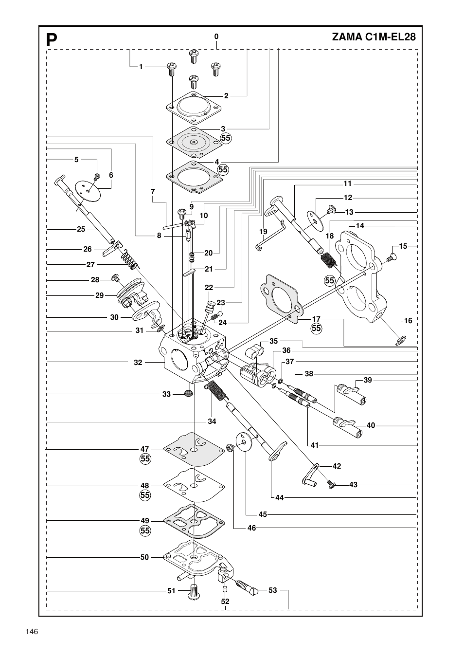 Zam a c1m-el28 | RedMax GZ7000 User Manual | Page 146 / 152