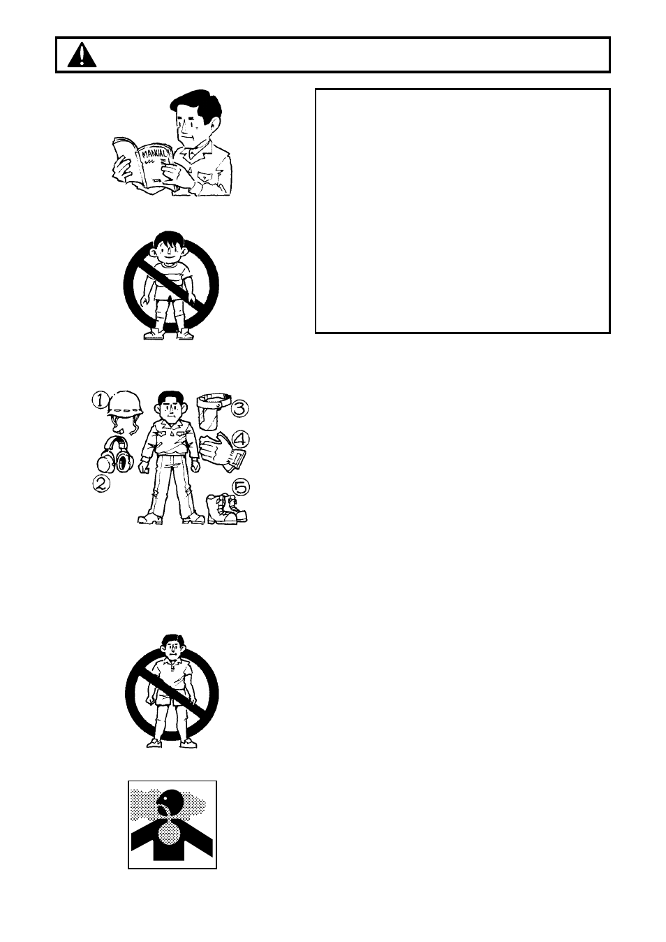 For safe operation | RedMax BCZ2500S/SU User Manual | Page 6 / 22