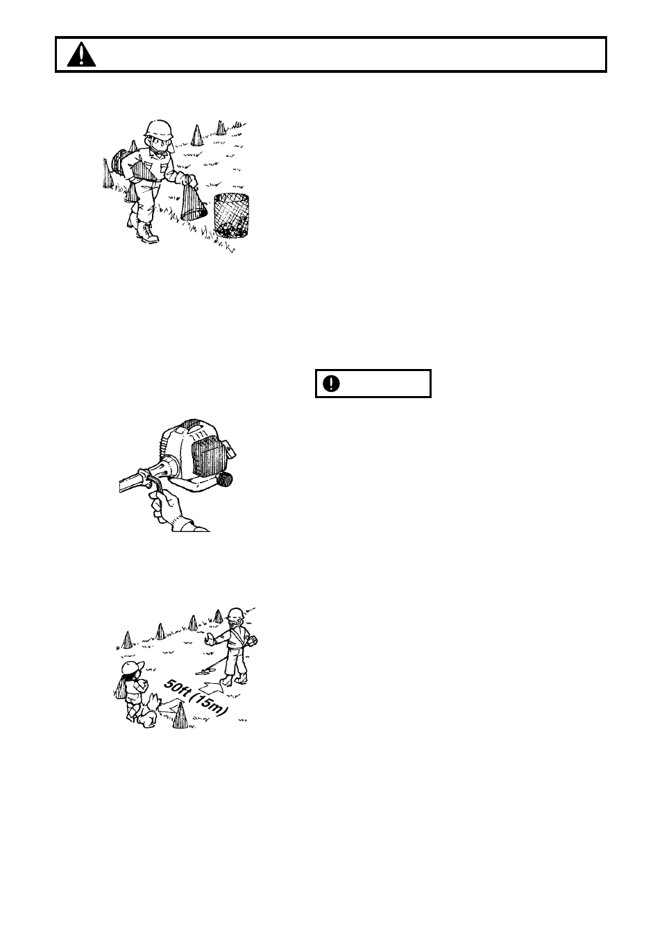 For safe operation | RedMax BCZ2500S/SU User Manual | Page 8 / 22