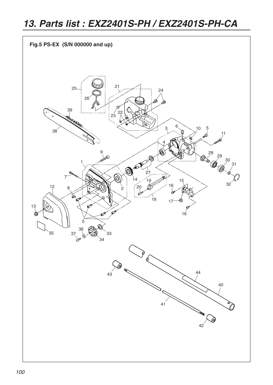RedMax EXZ2401S-PH-CA User Manual | Page 100 / 112