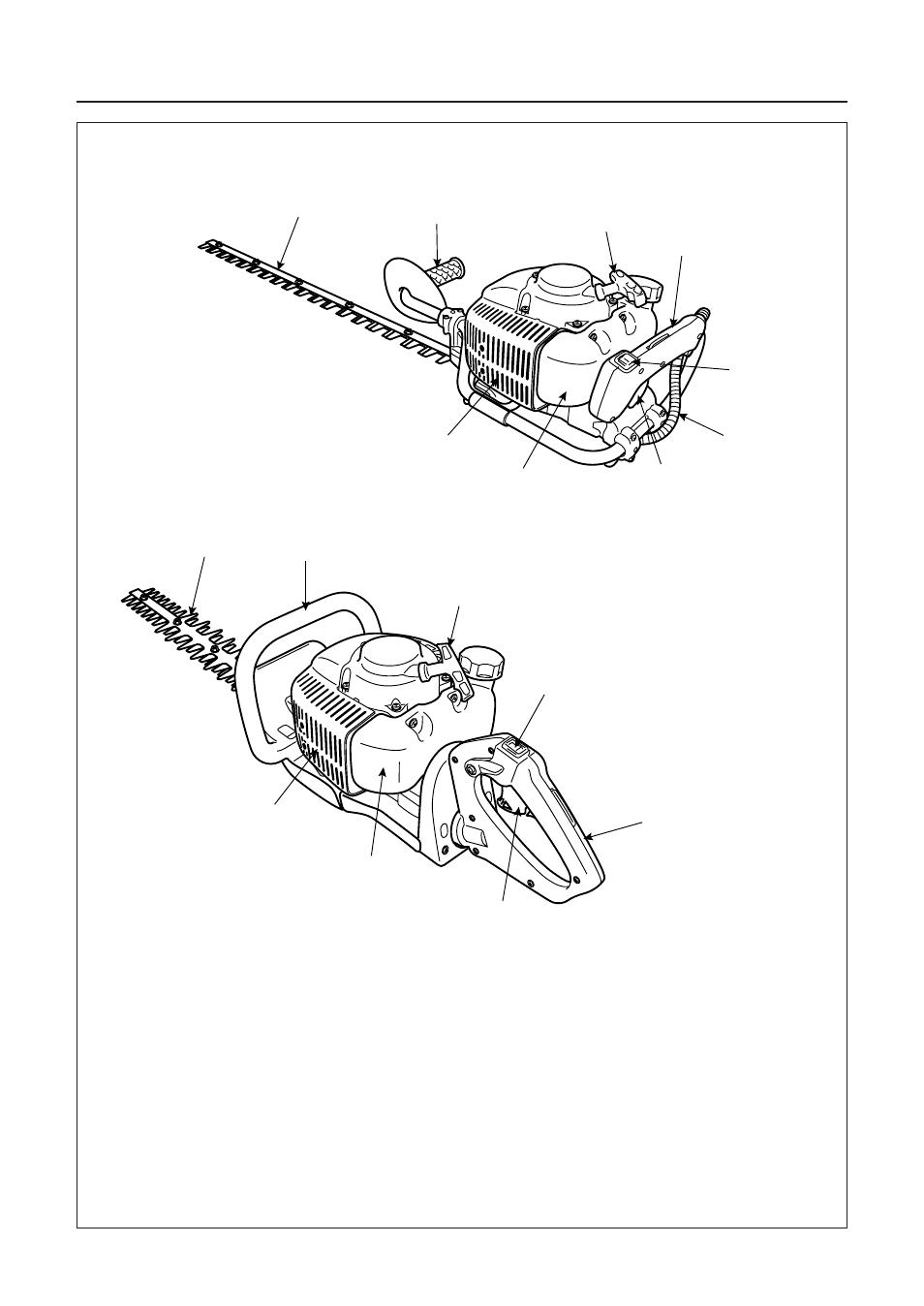 Parts location | RedMax HEDGE HTZ2500 User Manual | Page 4 / 36