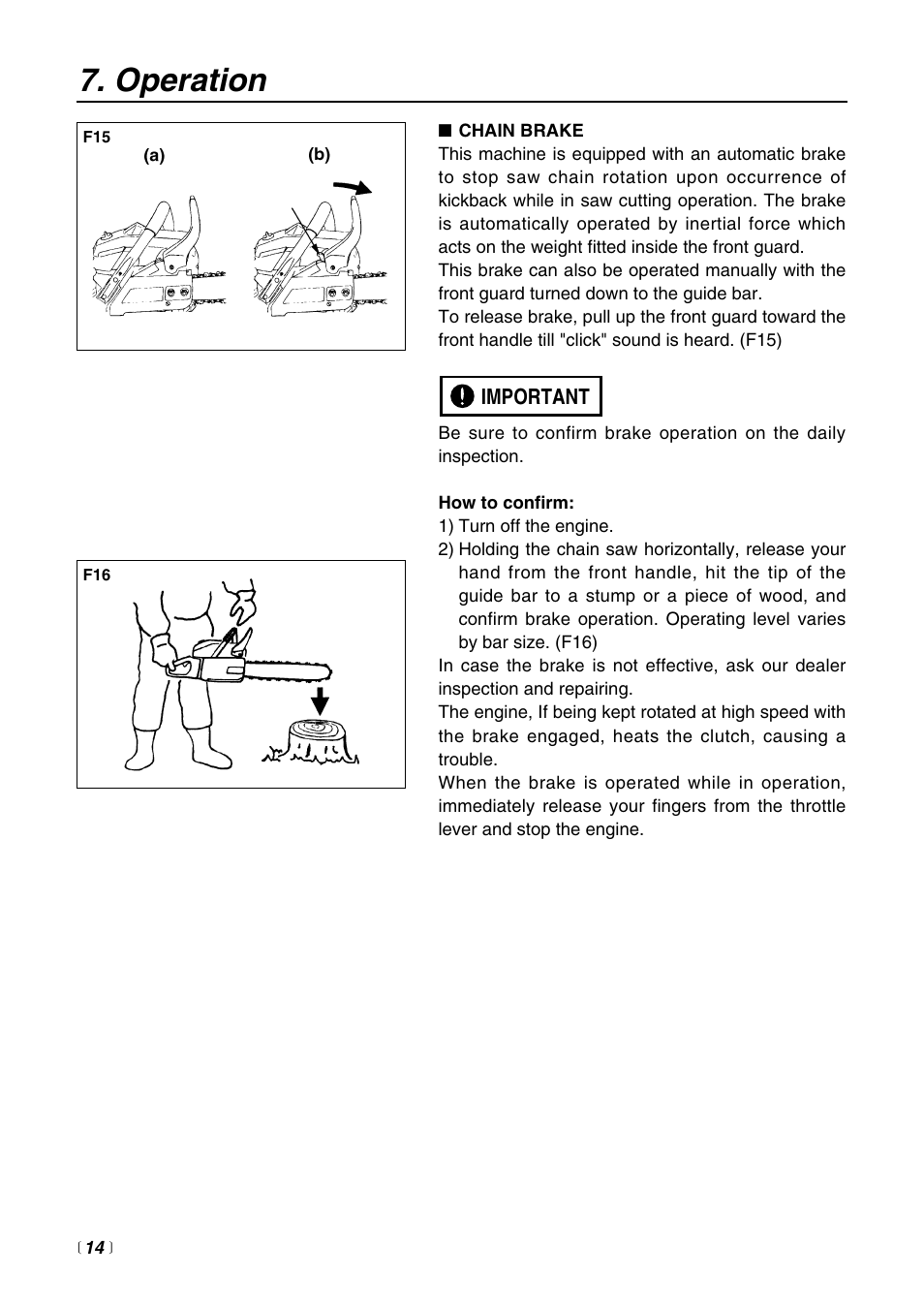 Operation | RedMax G3800AVS User Manual | Page 14 / 36