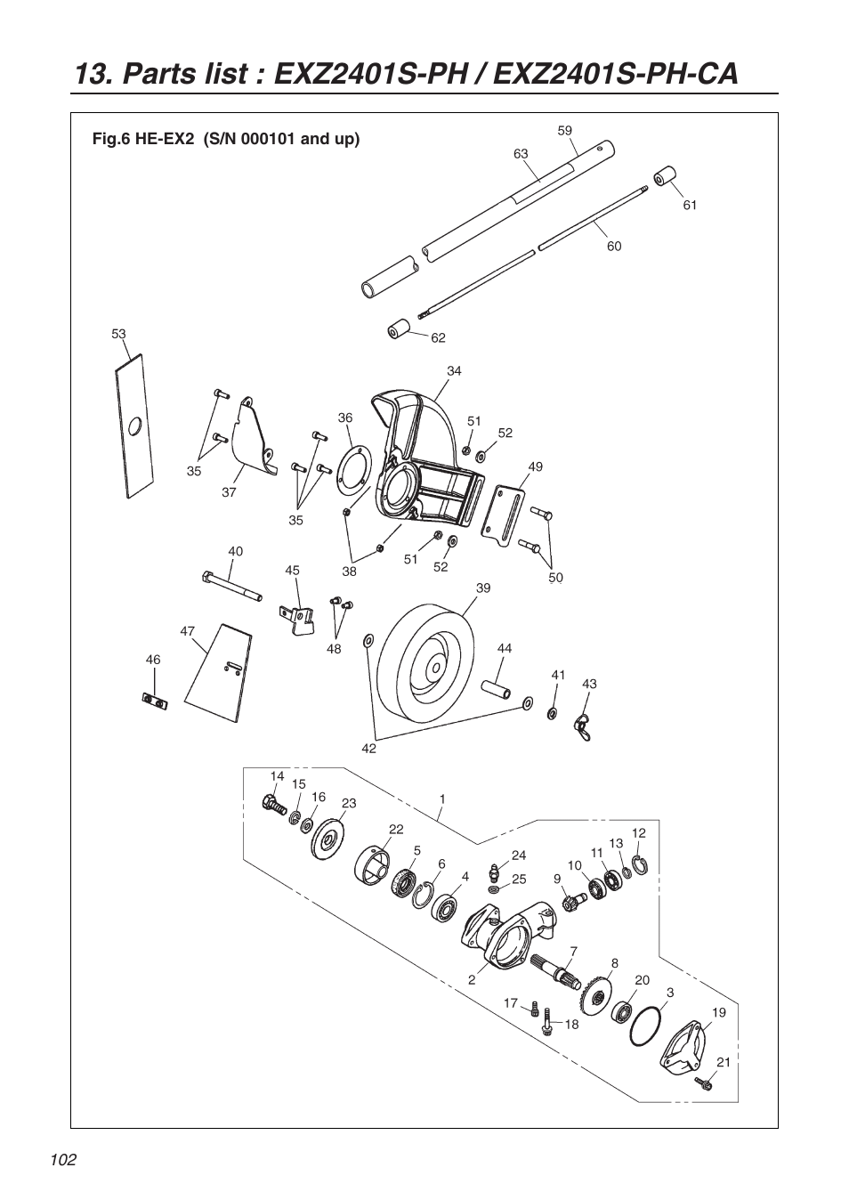 RedMax EXZ2401S-PH User Manual | Page 102 / 112