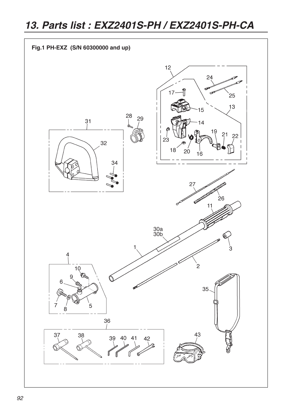 RedMax EXZ2401S-PH User Manual | Page 92 / 112