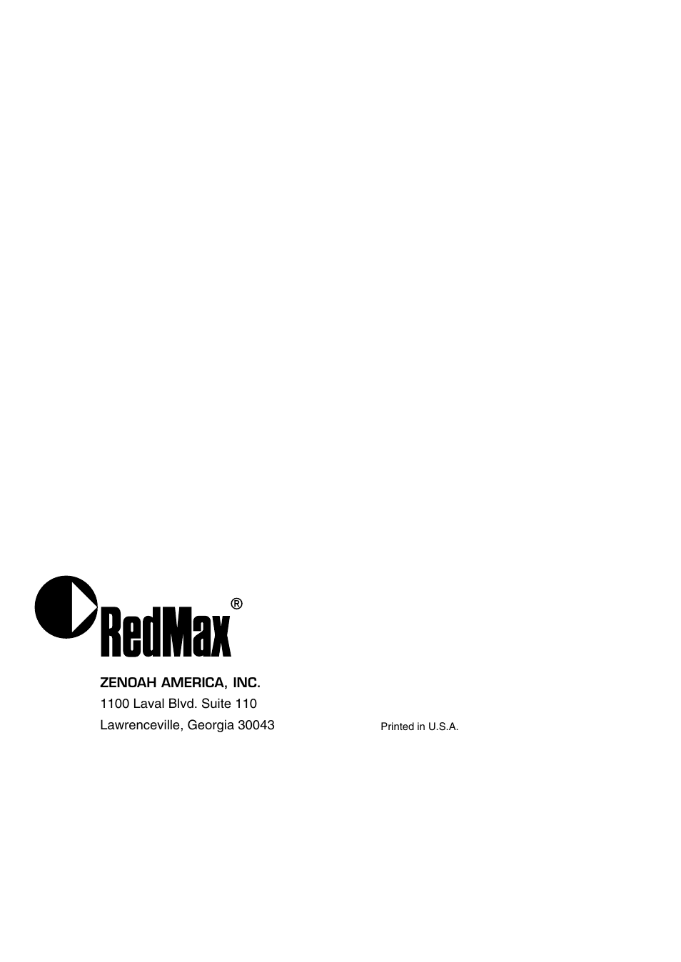 RedMax HB280 User Manual | Page 76 / 76