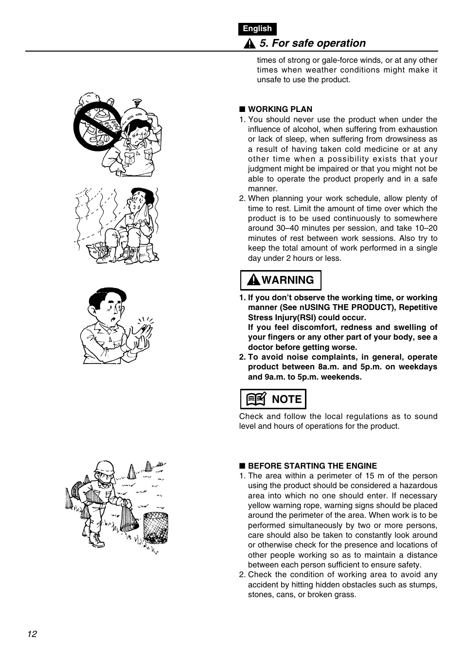 RedMax SRTZ2401 User Manual | Page 12 / 56