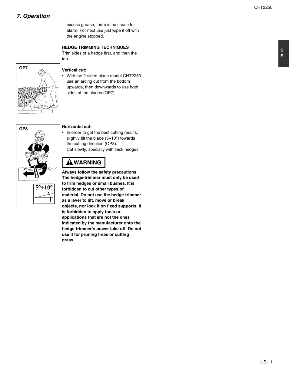 RedMax CHT2250 User Manual | Page 13 / 60