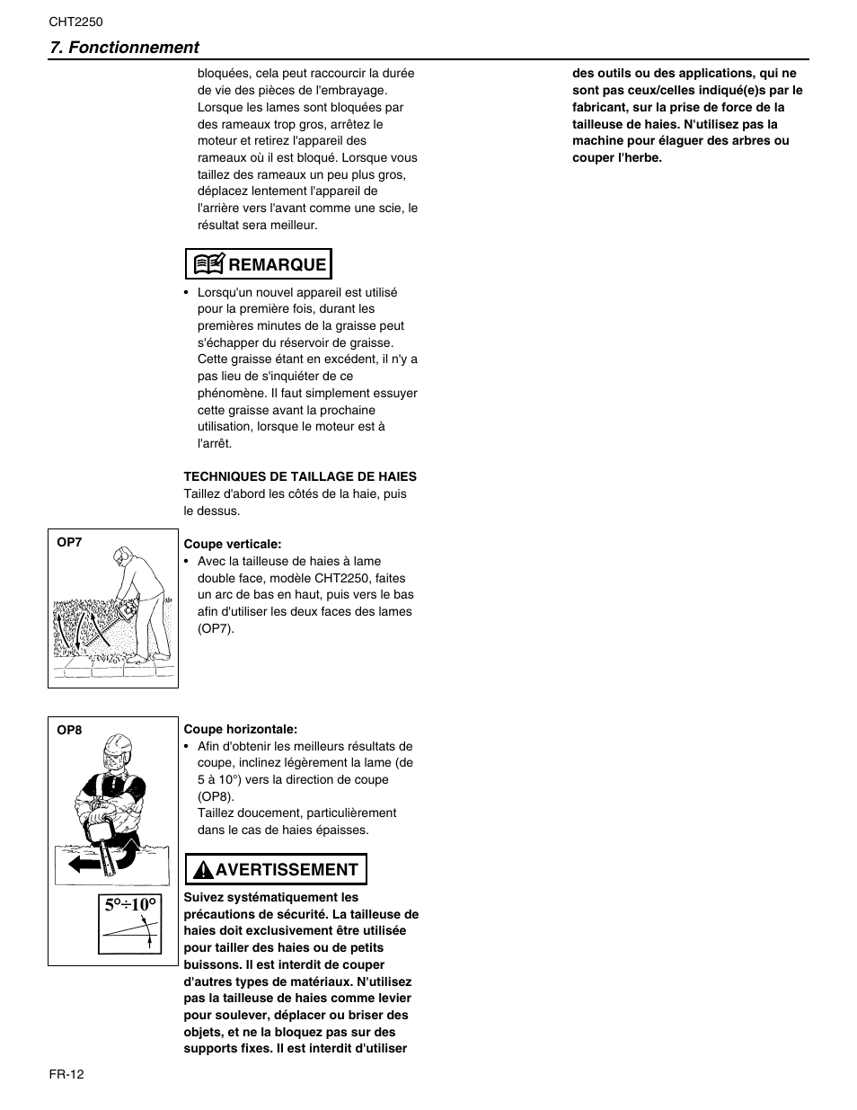 RedMax CHT2250 User Manual | Page 30 / 60