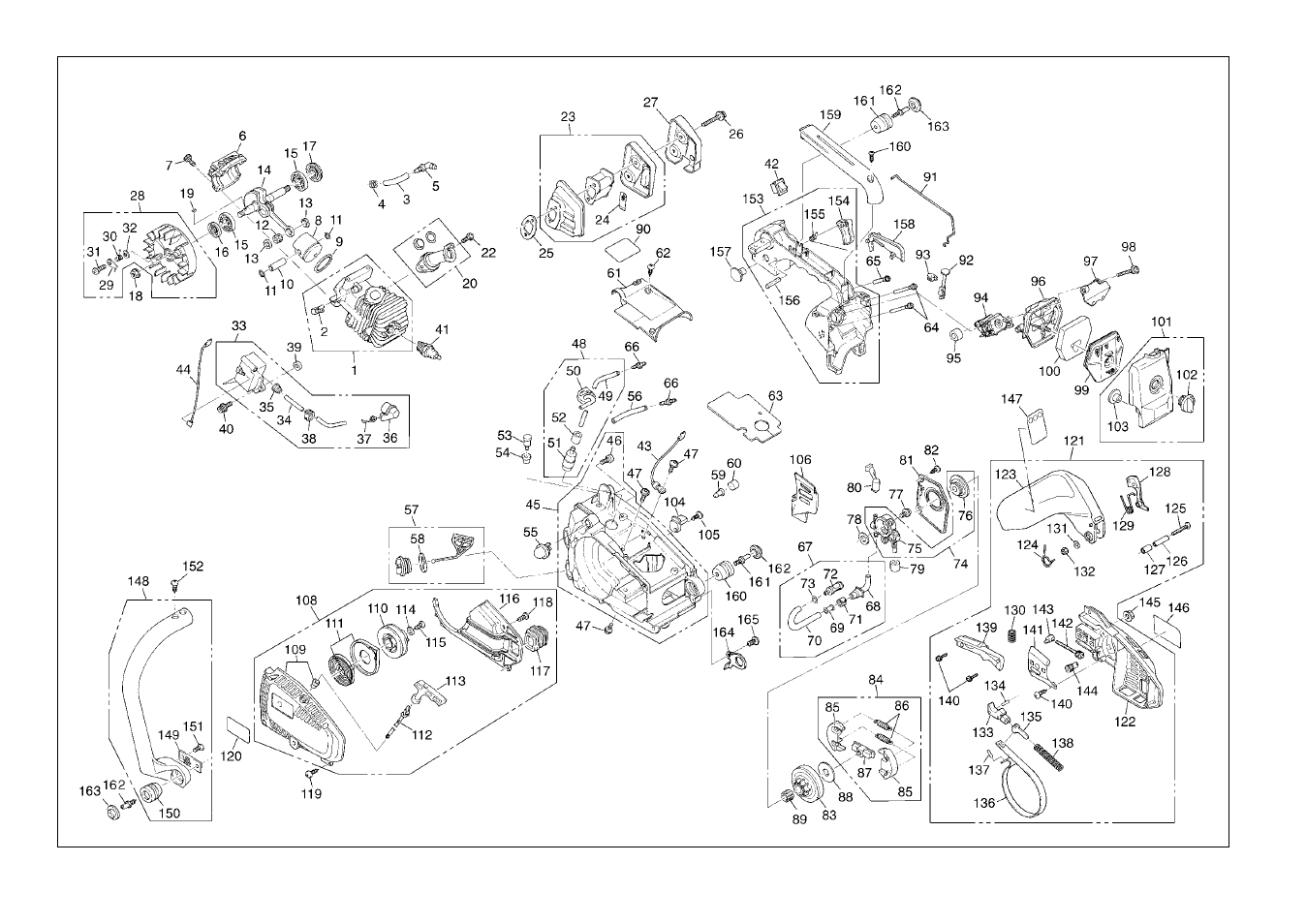 Parts list | RedMax G2500TS User Manual | Page 28 / 36