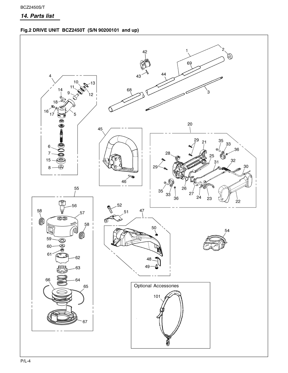 RedMax BCZ2450T User Manual | Page 70 / 76