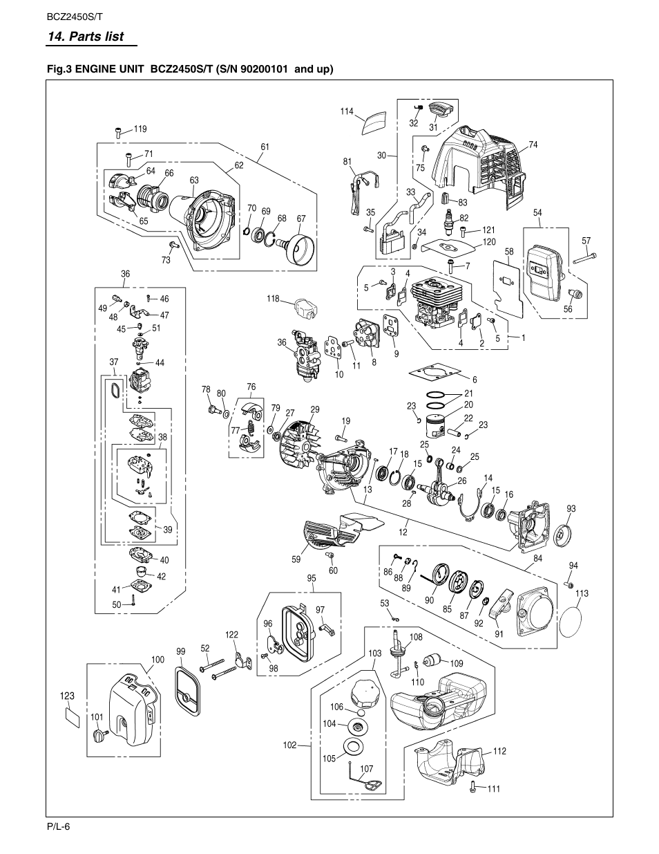 RedMax BCZ2450T User Manual | Page 72 / 76