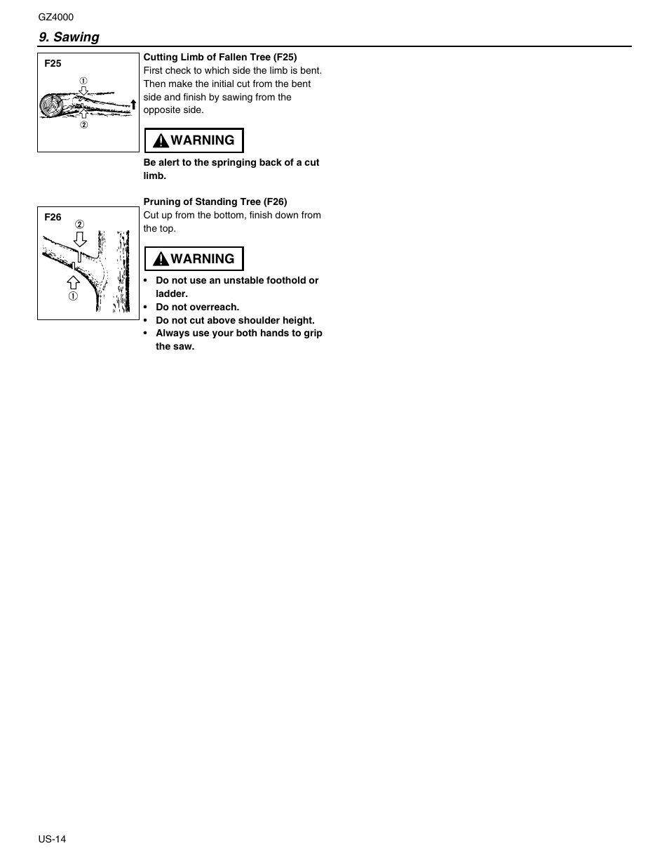 RedMax GZ4000 User Manual | Page 14 / 20