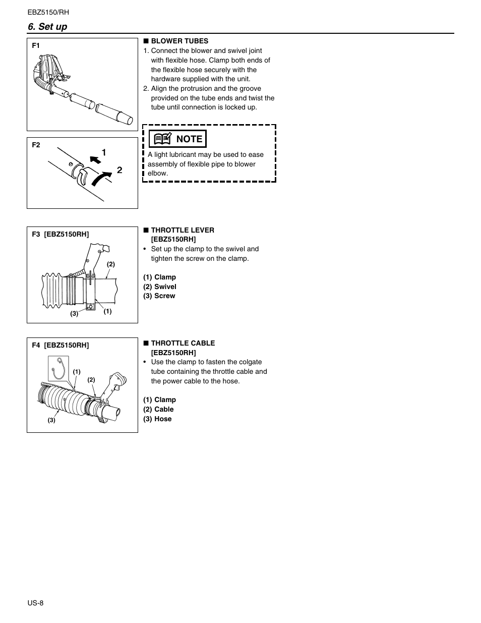 Set up | RedMax EBZ5150RH User Manual | Page 8 / 18