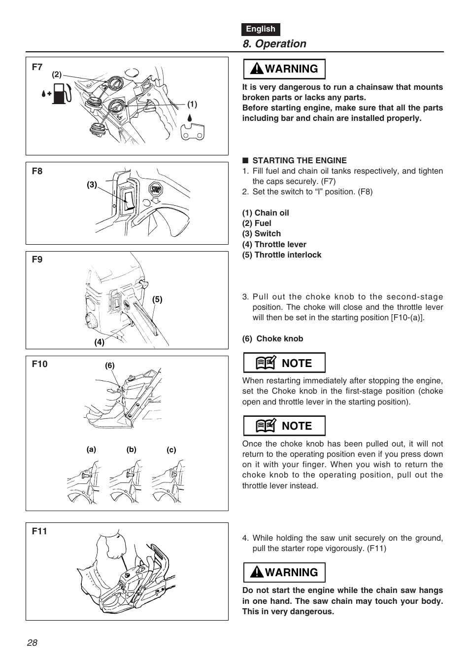 Operation | RedMax GZ4500 User Manual | Page 28 / 72