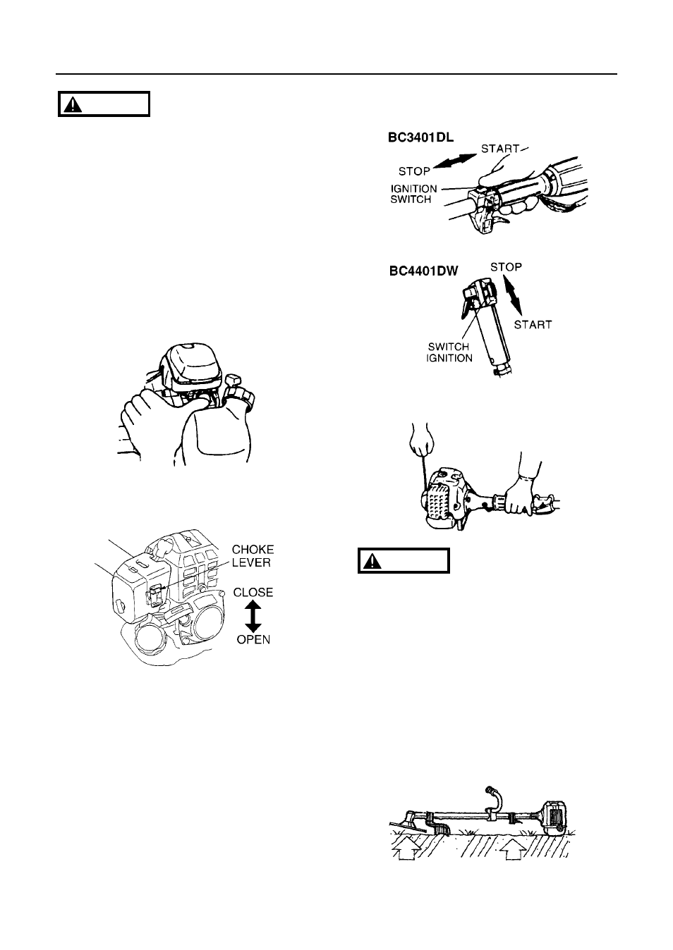 Operation | RedMax BC4401DW User Manual | Page 12 / 38