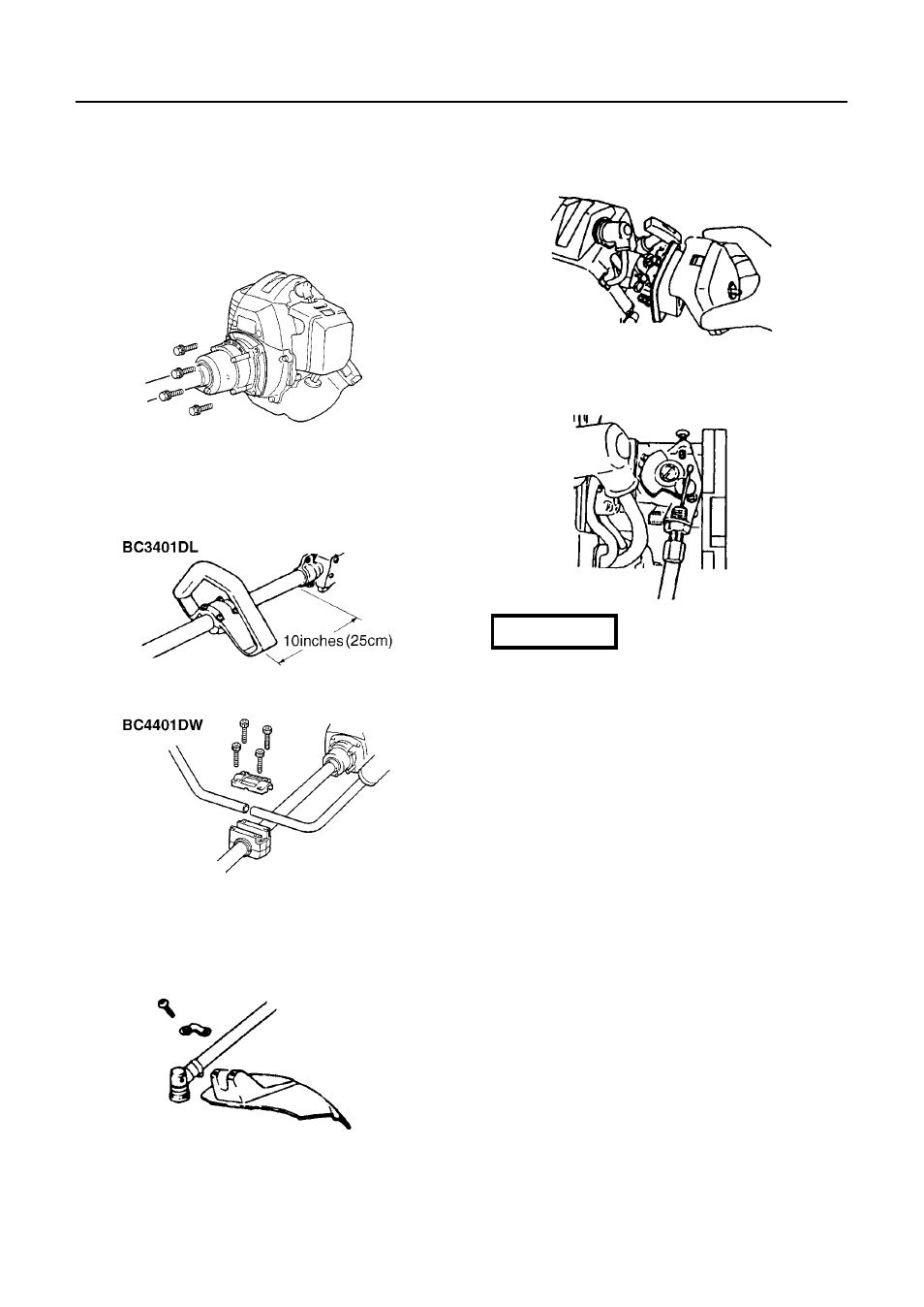 Set up | RedMax BC4401DW User Manual | Page 9 / 38