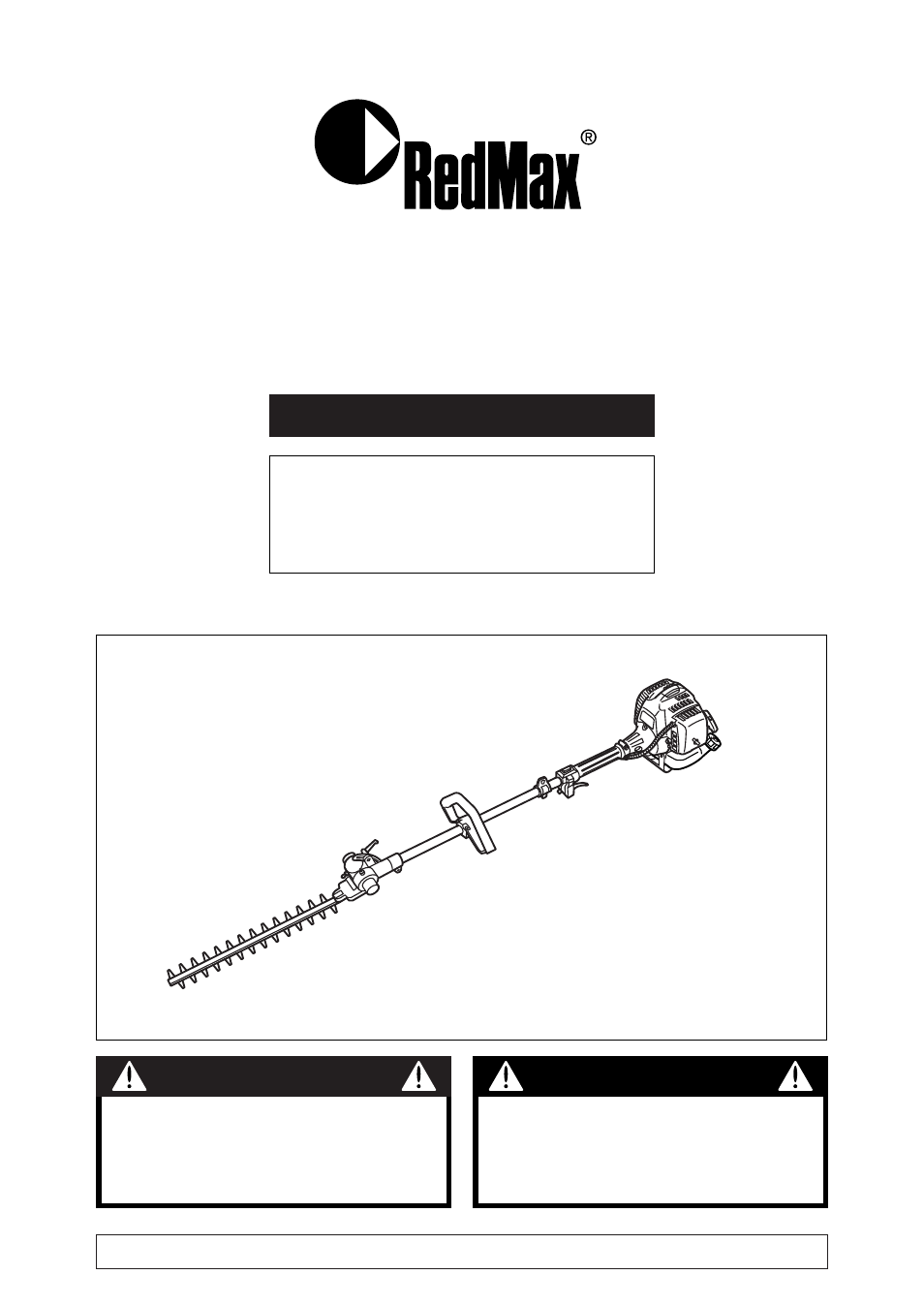 RedMax SRTZ2500 User Manual | 36 pages