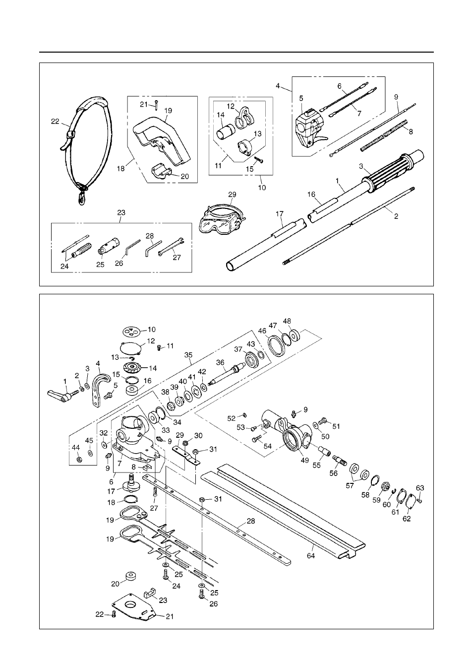 Parts list | RedMax SRTZ2500 User Manual | Page 28 / 36