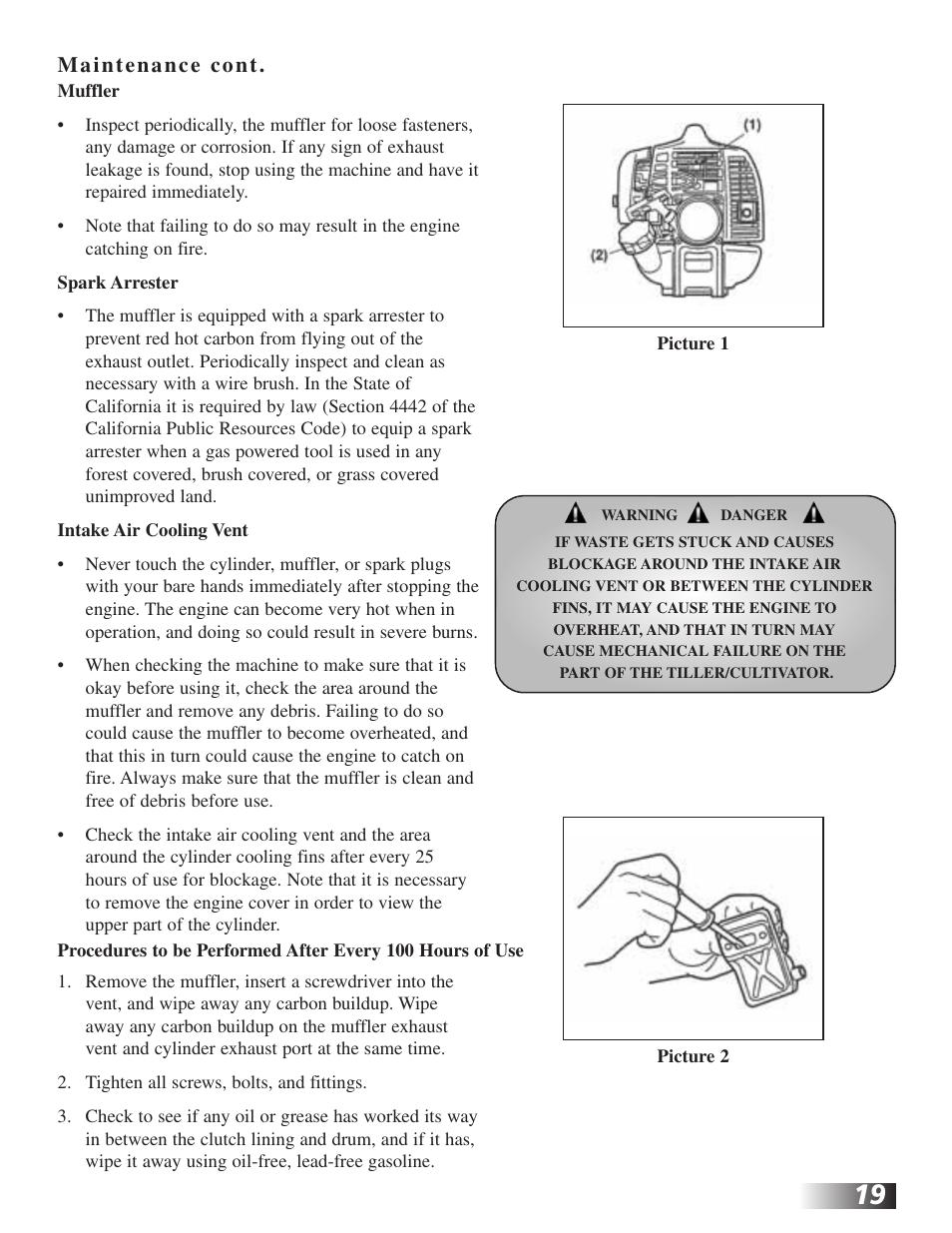 RedMax CV225 User Manual | Page 19 / 31