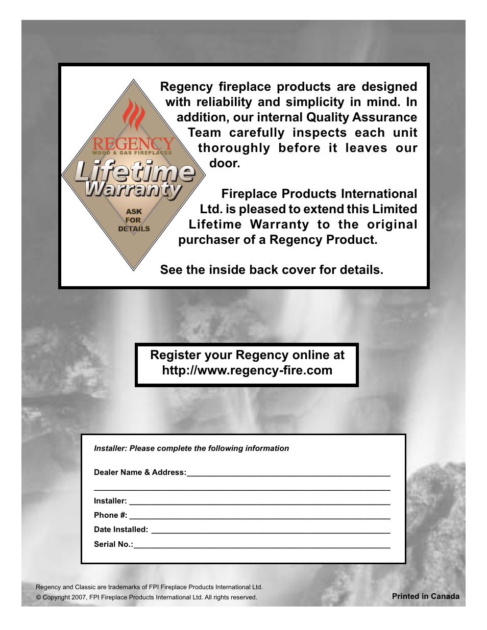 Regency Wraps S2400M User Manual | Page 28 / 28