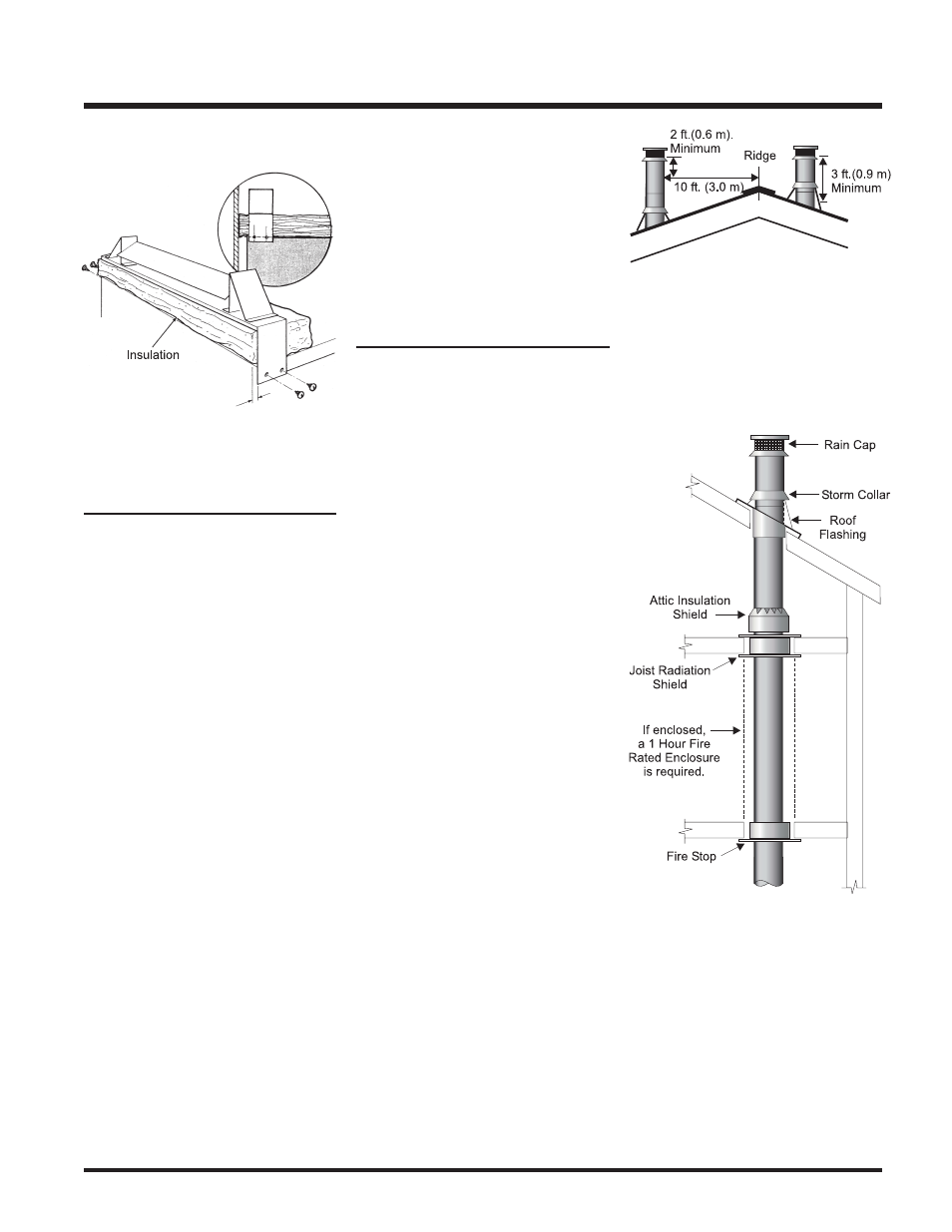 Installation, Installing the chimney system, Set the warmhearth into position | Regency Wraps Z2510L User Manual | Page 11 / 24