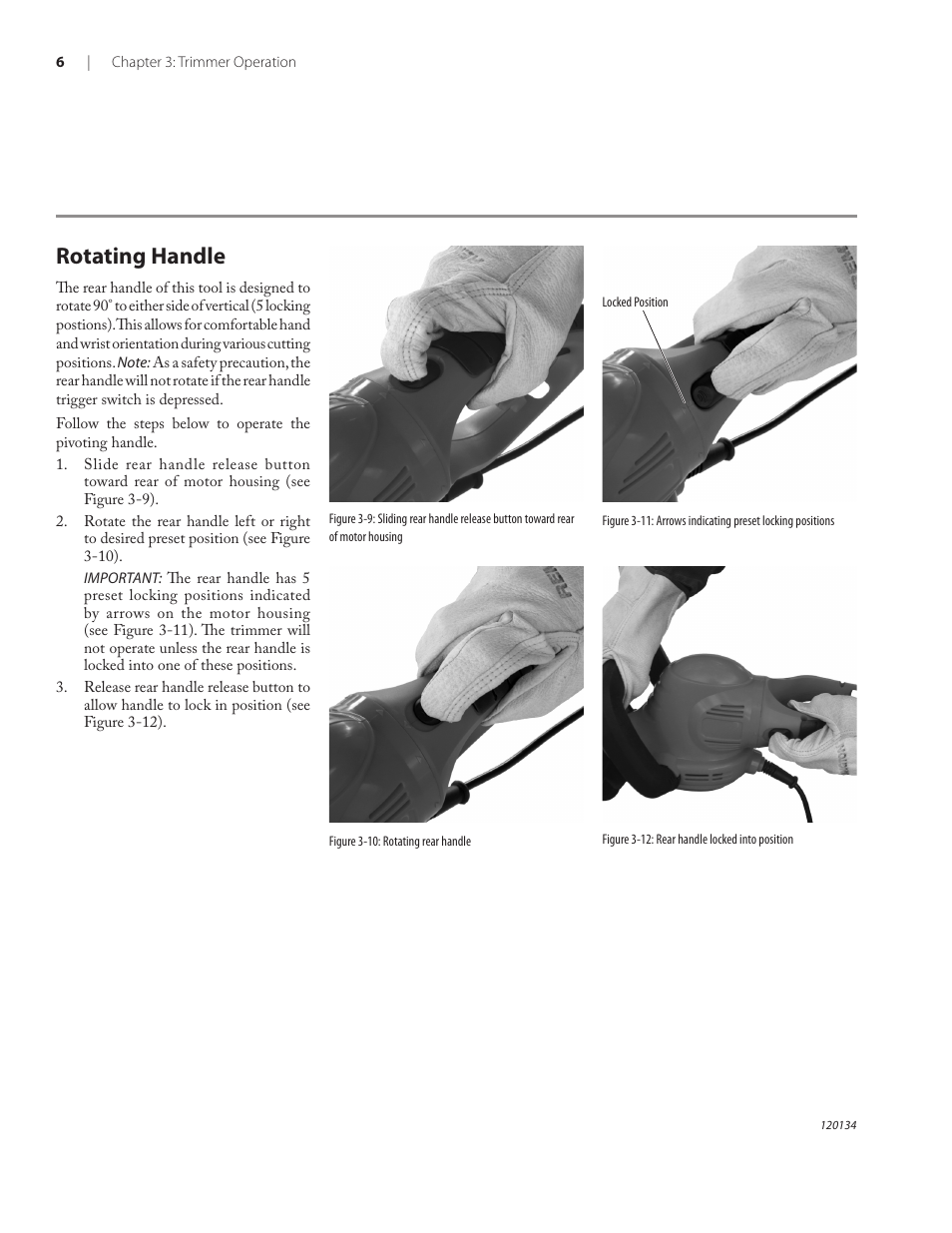 Rotating handle | Remington Power Tools HT5024PHT User Manual | Page 10 / 40